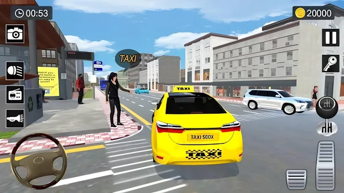 City Taxi Driver Simulator gameplay screenshot